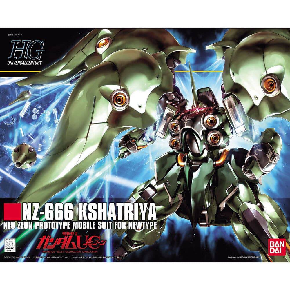 HG 1/144 NZ-666 Kashatriya (Neo Zeon Mobile Suit For Newtype)