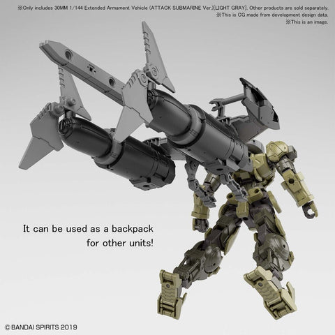 30MM : Extended Armanent Vehicle (Attack Submarine Ver.) [LIGHT GRAY]