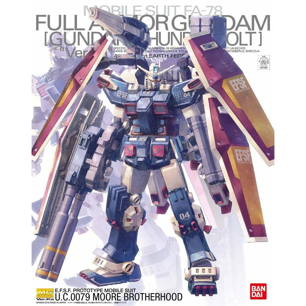Bandai MG 1/100 : FA-78 Full Armor Gundam ( Gundam Thunderbolt ) Ver.Ka