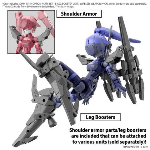 30MM : Option Parts Set 13 (Leg Booster Unit / Wireless Weapon Pack)