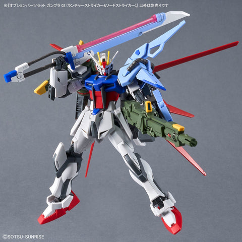 HG 1/144 Option Parts Set Gunpla 02 (Launcher Striker & Sword Striker)