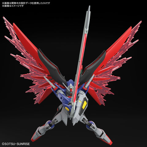 Bandai HG 1/144 : Destiny Gundam Spec ll & zeus sihoulette