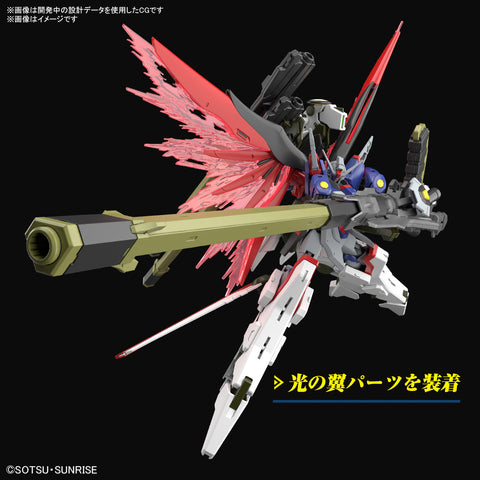 Bandai HG 1/144 : Destiny Gundam Spec ll & zeus sihoulette