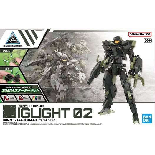 Bandai 30MM 1/144 : eEXM-40 Iglight 02