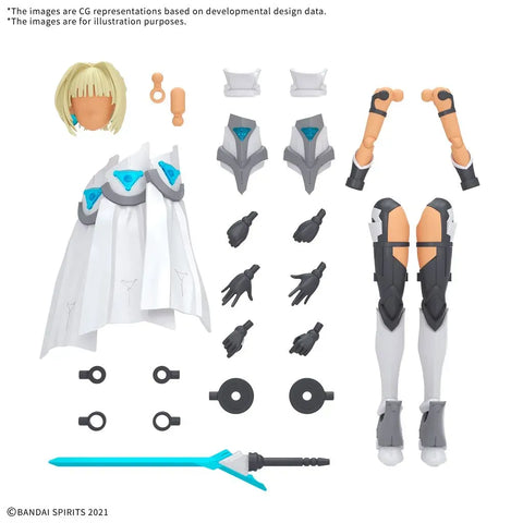 Bandai 30MS : Option Parts Set 23 ( Valkyrie Costume ) [ Color C ]