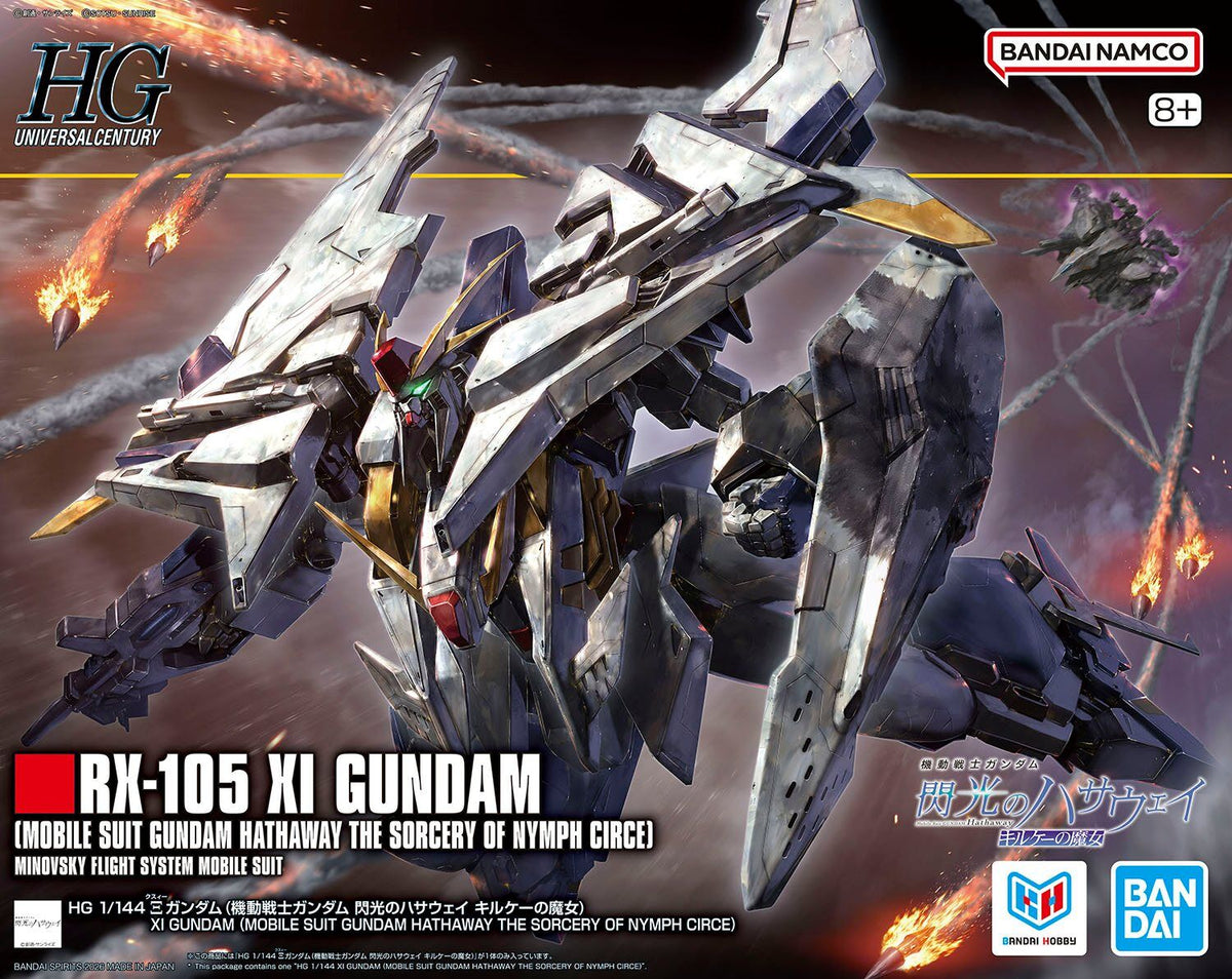 Bandai HG 1/144 : RX-105 XI Gundam ( MS Gundam Hathaway The Sorcery Of Nymph Circe Minovsky Flight System MS )