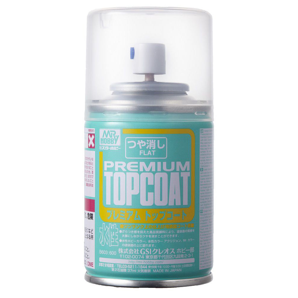 Mr Premium Water Based Topcoat Flat B-603