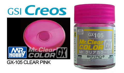 MR. CLEAR Color GX Clear Pink GX105