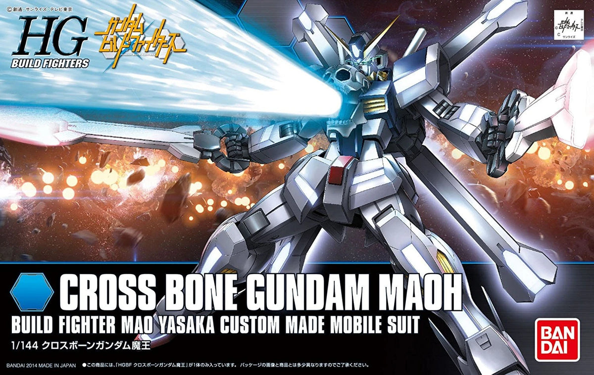 Bandai HGBF 1/144 Cross Bone Gundam Maoh