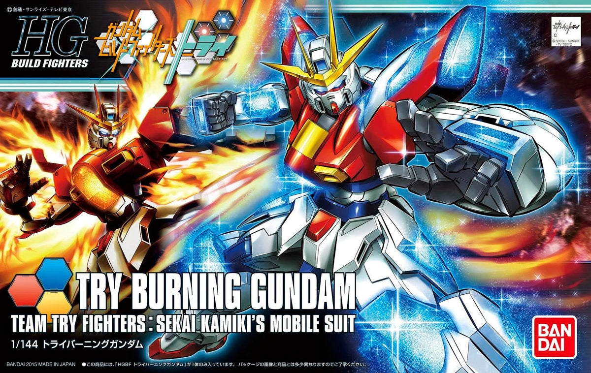 Bandai HG 1/144 : Try Burning Gundam [ Team Try Fighters : Sekai Kamiki's MS ]