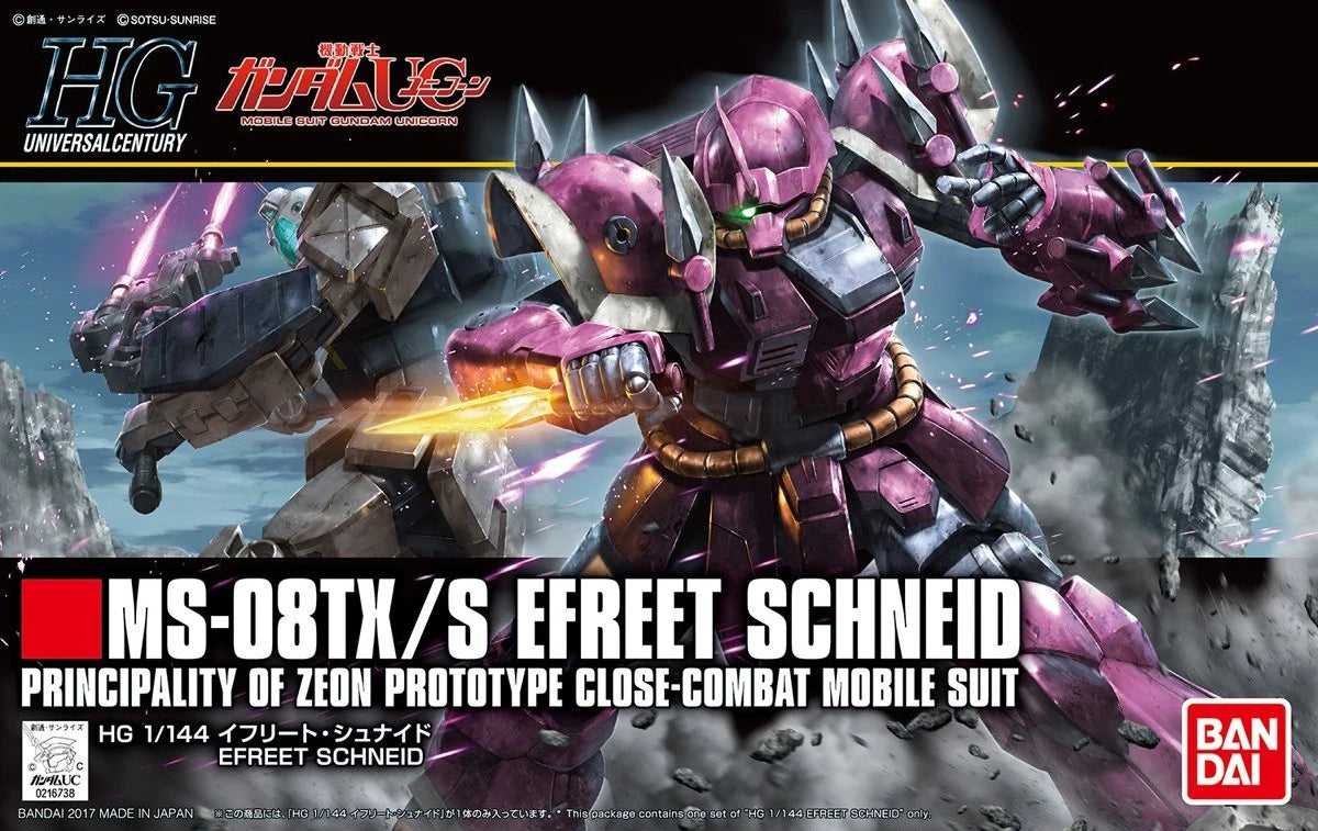 Bandai HG 1/144 MS-08TX/S Efreet Schneid