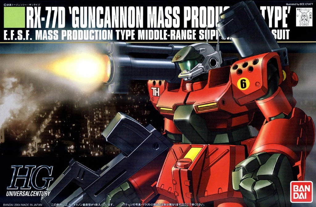 Bandai HG 1/144 RX-77D GunCannon Mass Production Type