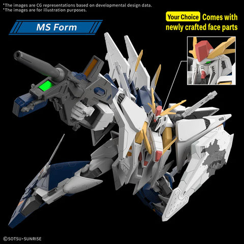 Bandai HG 1/144 : RX-105 XI Gundam ( MS Gundam Hathaway The Sorcery Of Nymph Circe Minovsky Flight System MS )