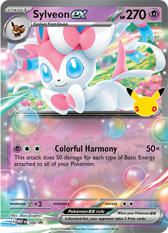 Pokemon TCG : 30th Celebration Sylveon ex Box
