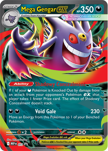 Pokemon TCG : Mega Moonlight Tin [ Mega Gengar ex ]