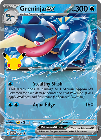Pokemon TCG : 30th Celebration Greninja ex Box