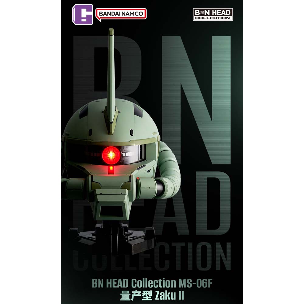 Bandai BN Head Collection : MS-06F Zaku II F