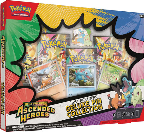 Pokemon TCG : Ascended Heroes First Partners Deluxe Pin Collection