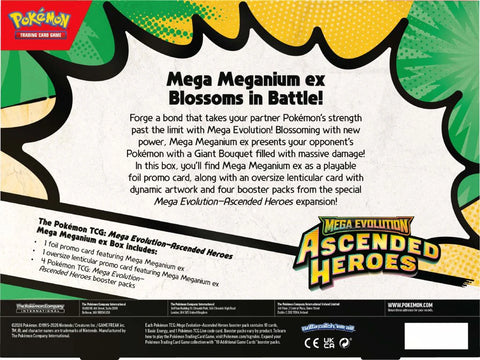 Pokemon TCG : Mega Evolution Ascended Heroes - Mega Meganium ex Box