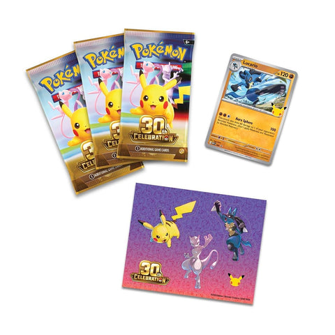 Pokemon TCG : 30th Celebration Tech Sticker Collection [ Lucario ]