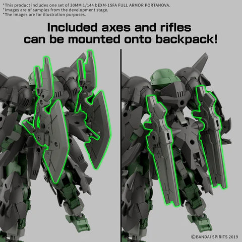 Bandai 30MM 1/144 : bEXM-15FA Full Armor Portanova
