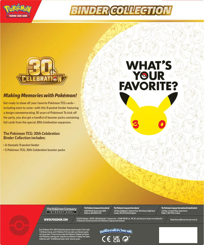 Pokemon TCG : 30th Celebration Binder Collection
