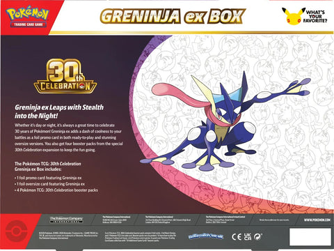 Pokemon TCG : 30th Celebration Greninja ex Box