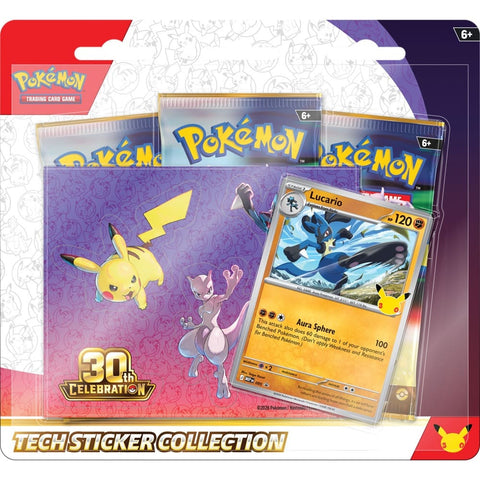 Pokemon TCG : 30th Celebration Tech Sticker Collection [ Lucario ]