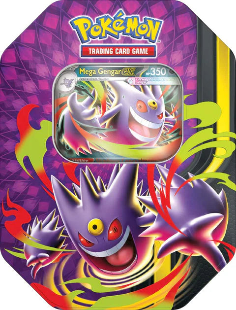 Pokemon TCG : Mega Moonlight Tin [ Mega Gengar ex ]