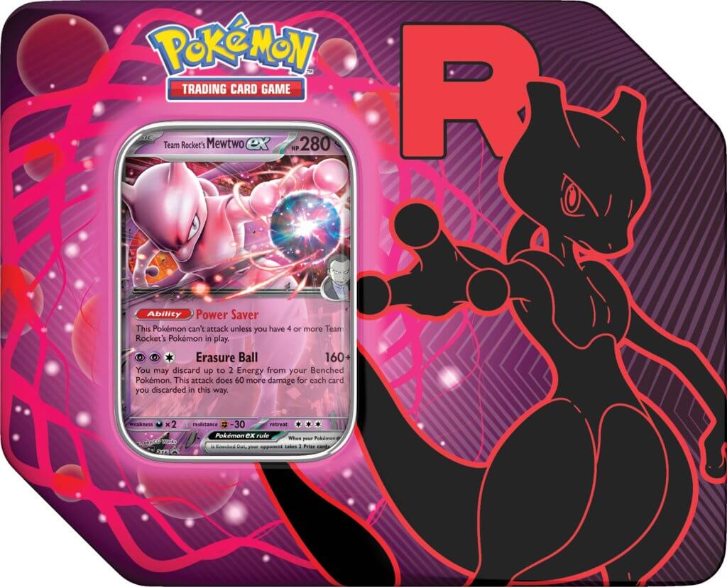 TCG Team Rocket's Tin
