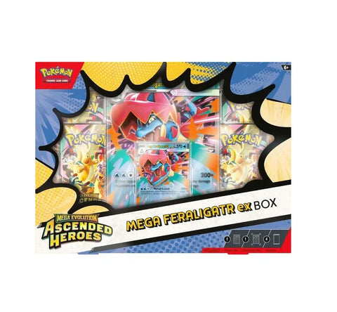 Pokemon TCG : Mega Evolution Ascended Heroes - Mega Feraligatr ex Box