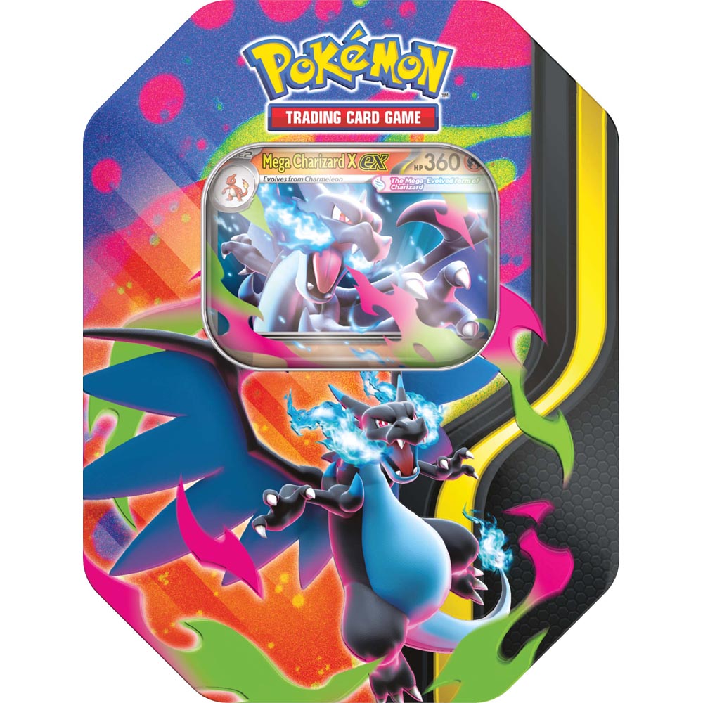 Pokemon TCG : Mega Charizard ex Tin ( Charizard x )
