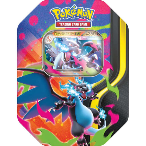 Pokemon TCG : Mega Charizard ex Tin ( Charizard x )
