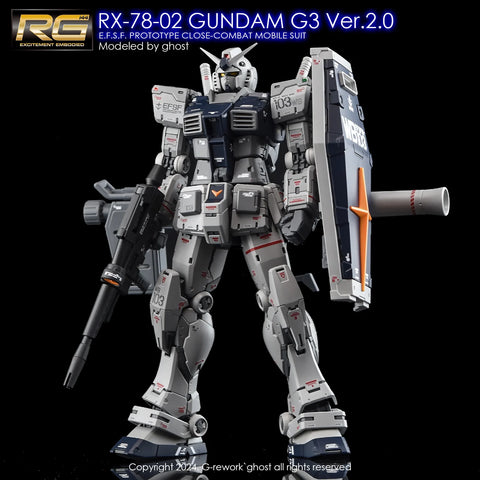 P-Bandai RG 1/144 : G-3 Gundam ( 2.0 Ver )