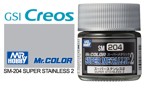 MR. COLOR Super Metallic 2 Super Stainless 2 SM-204