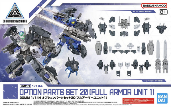 Bandai 30MM 1/144 Option Parts Set 20 ( Full Armor Unit 1 )