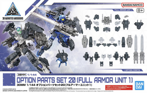 Bandai 30MM 1/144 Option Parts Set 20 ( Full Armor Unit 1 )