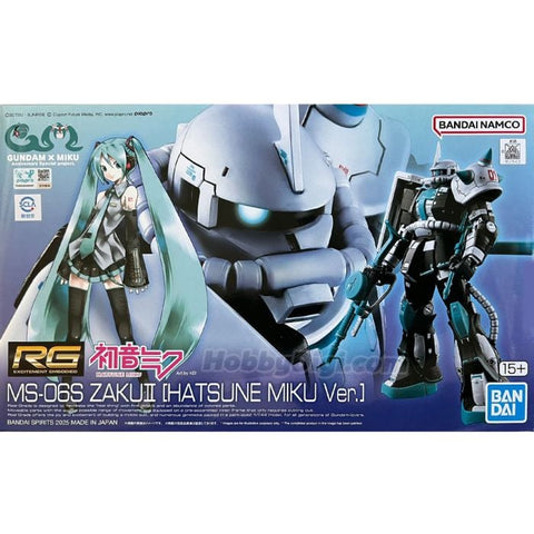P-Bandai RG 1/144 MS-06S Zaku ll ( Hatsune Miku Ver )