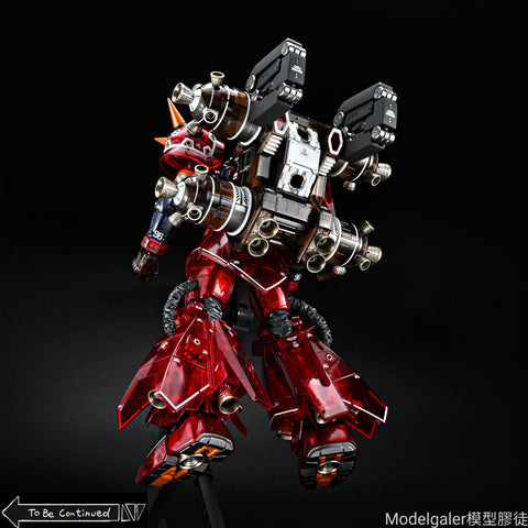 P-Bandai MG 1/100 : MS-06R Psycho Zaku ( Gundam Thunderbolt ) Verka ( Half Mechanical Clear )