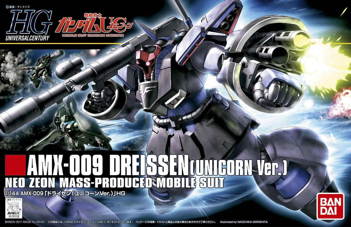 Bandai HG 1/144 AMX-009 Dreissen ( Unicorn Ver )