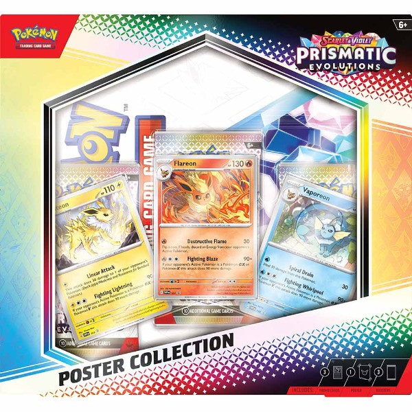 Pokemon TCG : Prismatic Evolutions Poster Collection