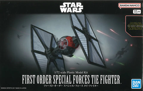 Bandai 1/72 First Order Special Forces Tie Fighter ( The Force Awaken )
