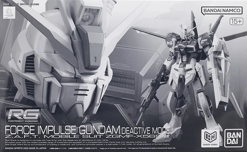 P-Bandai RG 1/144 : ZGMF-X56S/a Force Impulse Gundam [ Deactive Mode ]