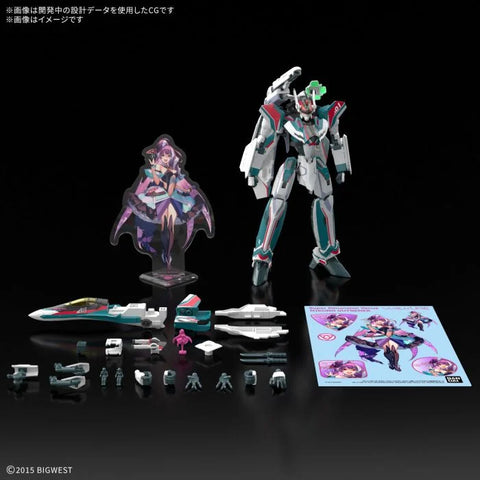 Bandai HG 1/100 : Marcoss Delta VF-31S Siegfried ( Arad Molders Use ) Deluxe Set