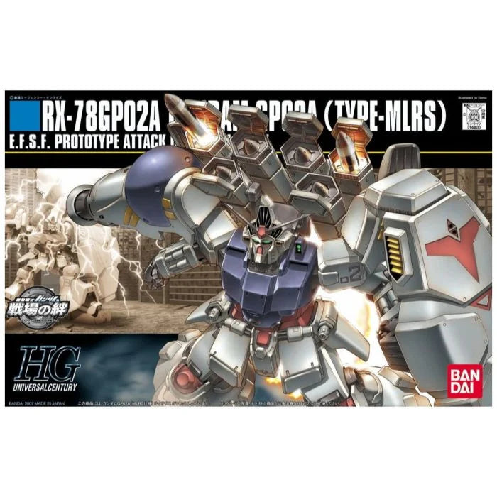 Bandai HG 1/144 : RX-78GP02A Gundam GP02A ( Type-MLRS )