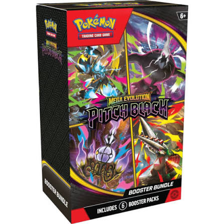 Pokemon TCG : Mega Evolution 5 - Pitch Black Booster Bundle [ Pre-order - Stocks in 17th July ]