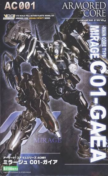 Kotobukiya 1/72 : Armored Core Variable Infinity AC001 - Mirage C01-GAEA