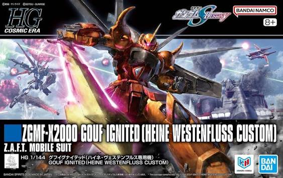 Bandai HG 1/144 : ZGMF-X2000 Gouf Ignited [ Heine Westenfluss Custom ]