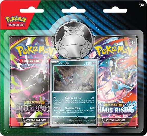 Pokemon TCG : Pitch Black & Rising Chaos 2 Pack Blister