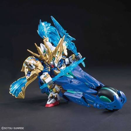 Bandai SDW Sangoku Soketsuden : Zhao Yun OO Gundam And Bilongqu